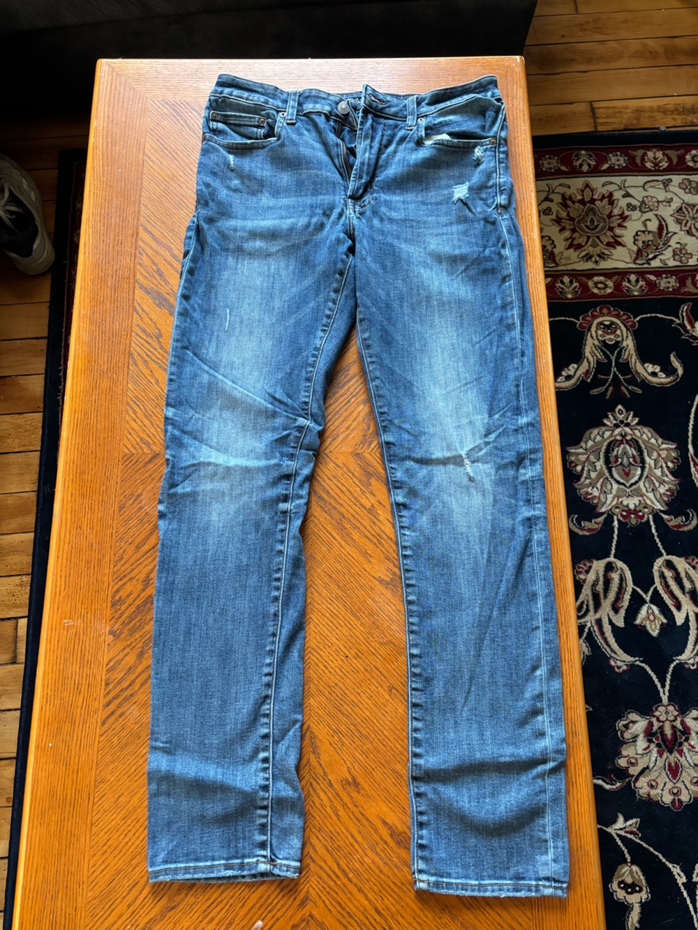 Men’s Blue Slim Straight Jeans - American Eagle 34x34